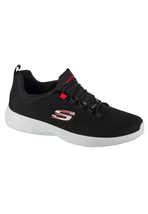 skechers - Buty treningowe męskie Dynamight. Kolor: czarny. Materiał: materiał, syntetyk, tkanina
