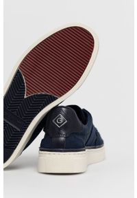GANT - Gant Buty kolor granatowy. Nosek buta: okrągły. Zapięcie: sznurówki. Kolor: niebieski. Materiał: skóra, guma #3