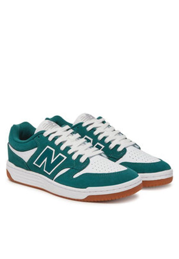 New Balance Sneakersy NM480NDI Zielony. Kolor: zielony. Materiał: zamsz, skóra