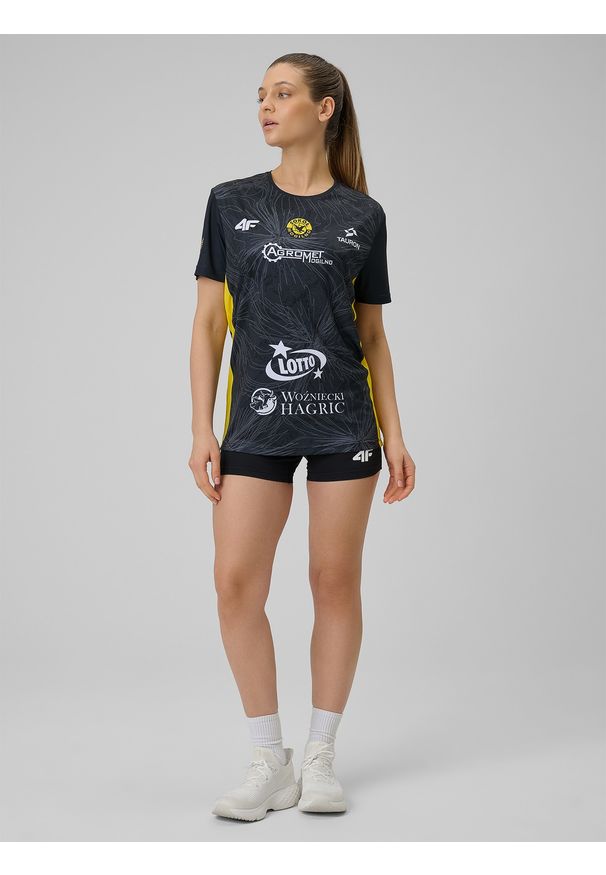 4f - 4F Koszulka meczowa replika wyjazdowa z sezonu 2025/26 uniseks 4F x Sokół & Hagric Mogilno - biała L. Kolor: biały. Materiał: materiał. Wzór: nadruk