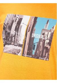 Jack & Jones - Jack&Jones T-Shirt Booster 12232997 Pomarańczowy Standard Fit. Kolor: pomarańczowy. Materiał: bawełna #5