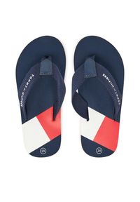 TOMMY HILFIGER - Japonki Tommy Hilfiger. Kolor: niebieski