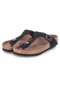 Japonki damskie Birkenstock Gizeh BS. Kolor: czarny. Materiał: materiał