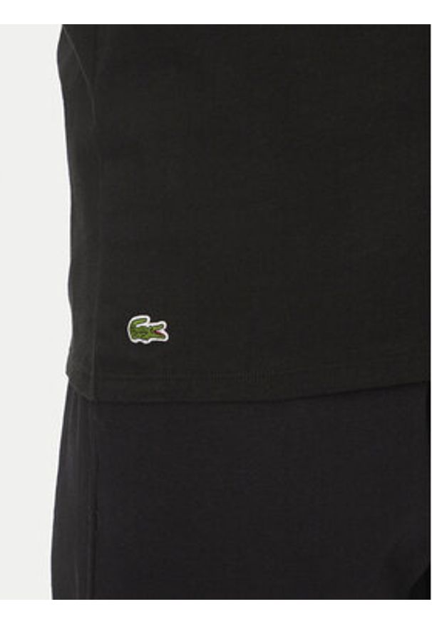 Lacoste Komplet 3 t-shirtów TH9010 Czarny Regular Fit. Kolor: czarny. Materiał: bawełna