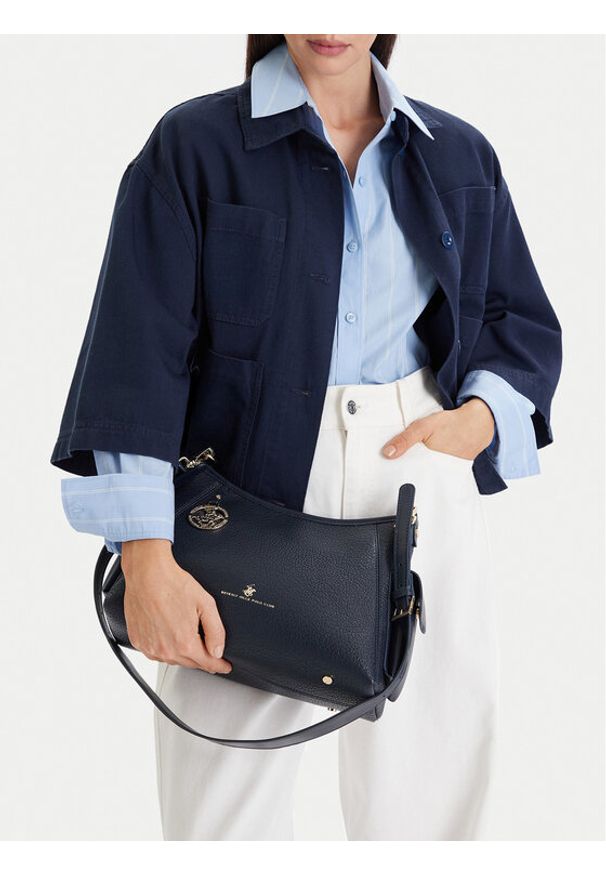Beverly Hills Polo Club Torebka CEO-BHPC-L-001-09 Granatowy. Kolor: niebieski