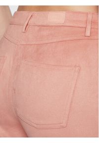 Guess Spodnie materiałowe Kelly W3RA0M WE0L0 Różowy Straight Fit. Kolor: różowy. Materiał: syntetyk