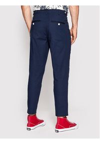 Jack & Jones - Jack&Jones Spodnie materiałowe Stace 12210116 Granatowy Regular Fit. Kolor: niebieski. Materiał: bawełna