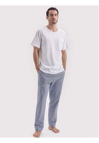 Seidensticker Spodnie piżamowe 12.120080 Granatowy Regular Fit. Kolor: niebieski. Materiał: bawełna #4