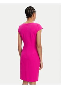 DKNY Sukienka koktajlowa DD5AC20B Różowy Slim Fit. Kolor: różowy. Materiał: syntetyk. Styl: wizytowy #4