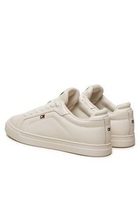 TOMMY HILFIGER - Tommy Hilfiger Sneakersy Icon Court Sneaker Flag FW0FW08327 Écru. Materiał: skóra #6