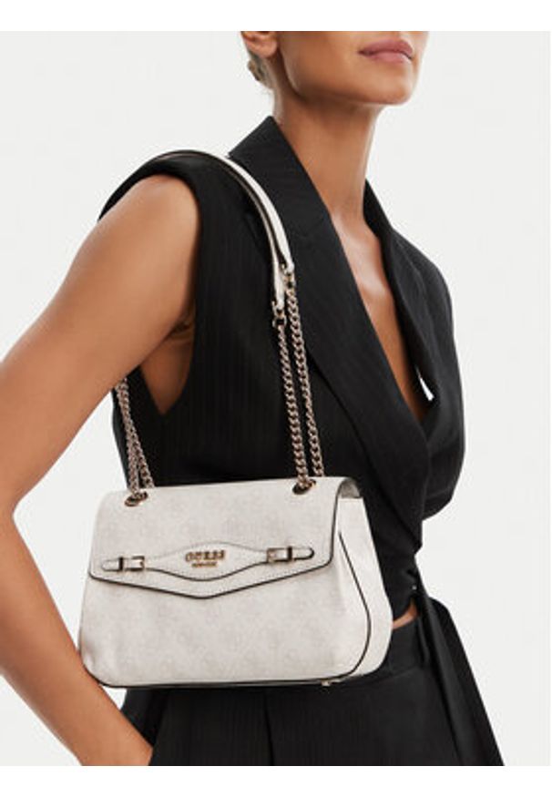 Guess Torebka Katya HWSG96 52210 Écru. Materiał: skórzane