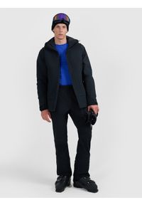 4f - 4F Kurtka narciarska membrana 8000 męska - czarna XXL. Kolor: czarny. Materiał: poliester, materiał. Sezon: zima #2