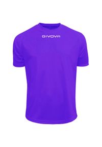 Koszulka piłkarska dla dzieci Givova One. Kolor: fioletowy. Sport: piłka nożna