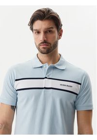 Guess Jeans Polo M5GP29 KCJV1 Błękitny Regular Fit. Typ kołnierza: polo. Kolor: niebieski. Materiał: bawełna #5