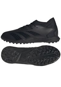 Adidas - Buty piłkarskie adidas Predator Accuracy.3 Tf Jr GW7080 czarne czarne. Zapięcie: sznurówki. Kolor: czarny. Materiał: materiał, syntetyk. Szerokość cholewki: normalna. Sport: piłka nożna