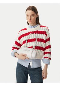 Tommy Jeans Torebka Tjw Bold Shoulder Bag AW0AW18787 Biały. Kolor: biały. Materiał: skórzane #1