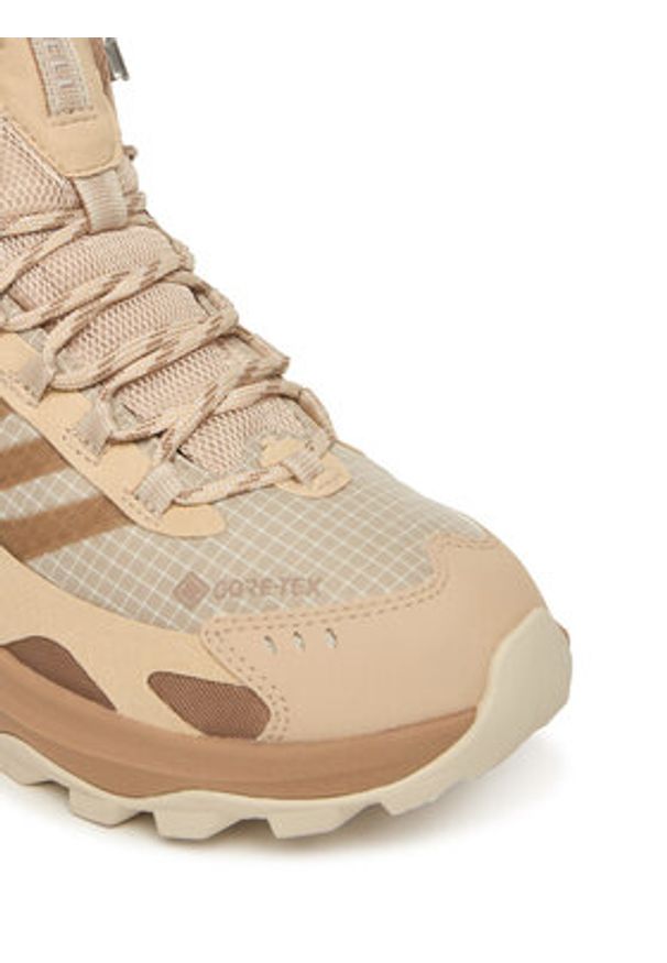 Merrell Trekkingi Moab Speed 2 Mid GORE-TEX J038822 Beżowy. Kolor: beżowy. Materiał: materiał