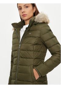 Tommy Jeans Kurtka puchowa Essential DW0DW18864 Zielony Slim Fit. Kolor: zielony. Materiał: syntetyk. Sezon: zima #7