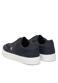 Calvin Klein Sneakersy Classic Cups Laceup Knit HM0HM02130 Czarny. Kolor: czarny. Materiał: materiał #5