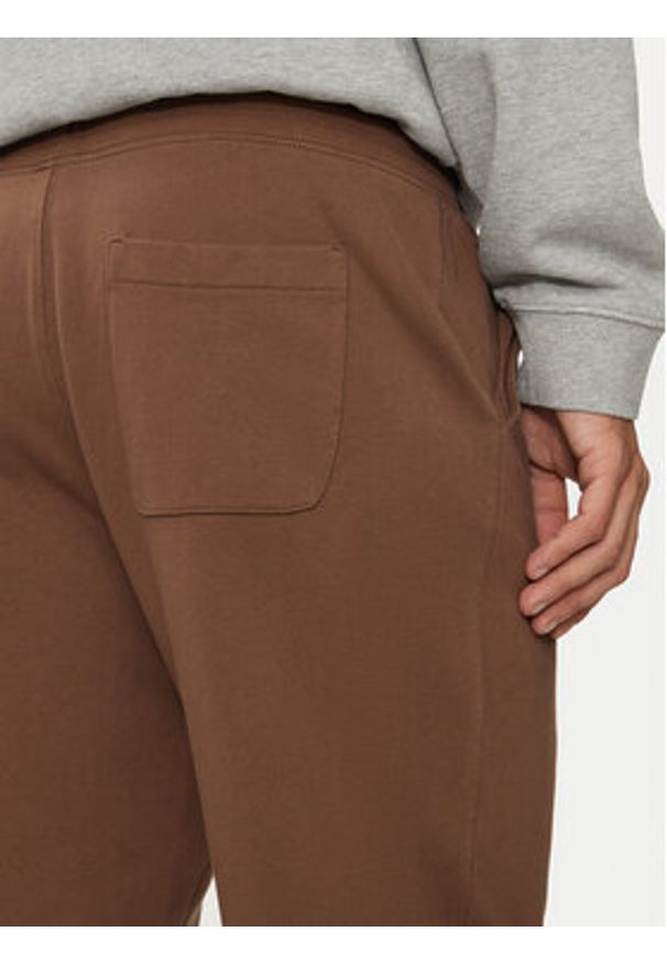 United Colors of Benetton - United Colors Of Benetton Spodnie dresowe 342ZUF01B Brązowy Regular Fit. Kolor: brązowy. Materiał: bawełna