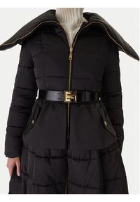 Elisabetta Franchi Płaszcz zimowy PI-86Z-56E2-V790 Czarny Regular Fit. Kolor: czarny. Materiał: syntetyk. Sezon: zima #3