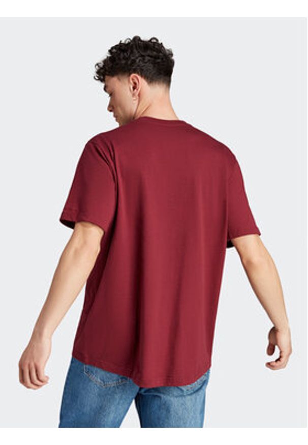Adidas - adidas T-Shirt ALL SZN IL9022 Czerwony Loose Fit. Kolor: czerwony. Materiał: bawełna