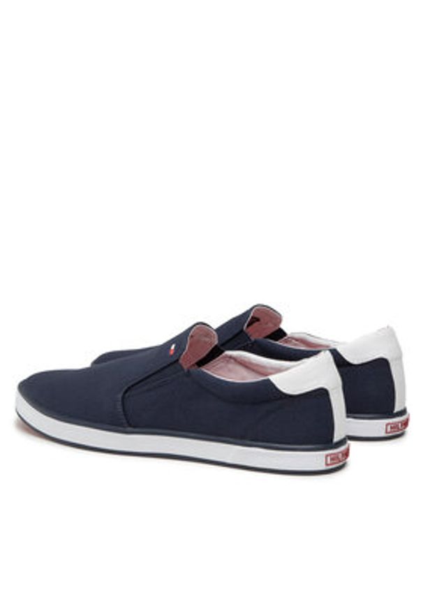 TOMMY HILFIGER - Tommy Hilfiger Tenisówki Harlow 2D FM0FM00597 Granatowy. Kolor: niebieski. Materiał: materiał