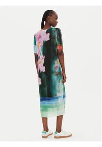 Desigual Sukienka codzienna Garazi 24WWVK78 Kolorowy Slim Fit. Okazja: na co dzień. Materiał: syntetyk. Wzór: kolorowy. Typ sukienki: proste. Styl: casual #5