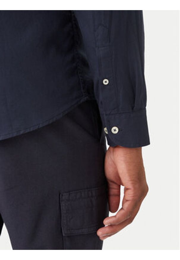 Aeronautica Militare Koszula 252CA1277UCT03532 Granatowy Regular Fit. Kolor: niebieski. Materiał: bawełna