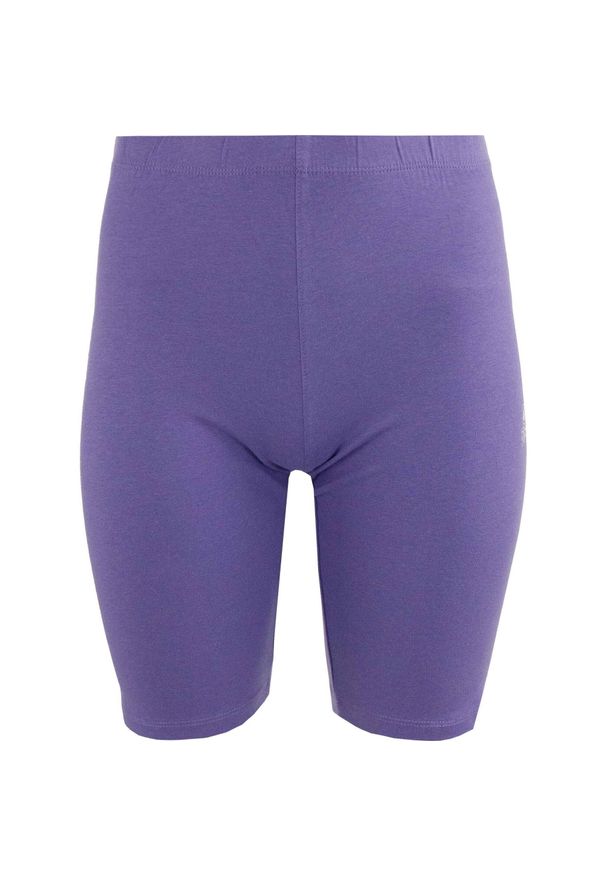 ZSPORT - Damskie Elastyczne Szorty 2XL - Dorina Violet Athl. DPT. Kolor: fioletowy. Materiał: bawełna, elastan. Długość: krótkie