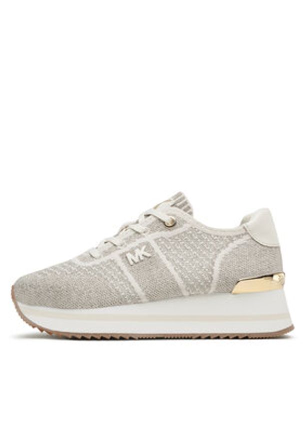 MICHAEL Michael Kors Sneakersy Monique Knit Trainer 43F3MQFSAM Szary. Kolor: szary. Materiał: materiał