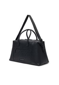 TOMMY HILFIGER - Tommy Hilfiger Torba Th Monogram Duffle AM0AM13383 Czarny. Kolor: czarny. Materiał: skóra #5