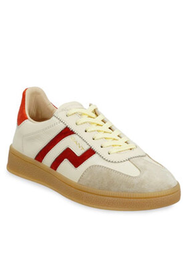 GANT - Gant Sneakersy 32531200 Écru. Kolor: kremowy. Materiał: skóra