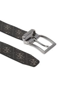 Guess Pasek Męski Vezzola Belts BM7541 LEA35 Czarny. Kolor: czarny. Materiał: skóra
