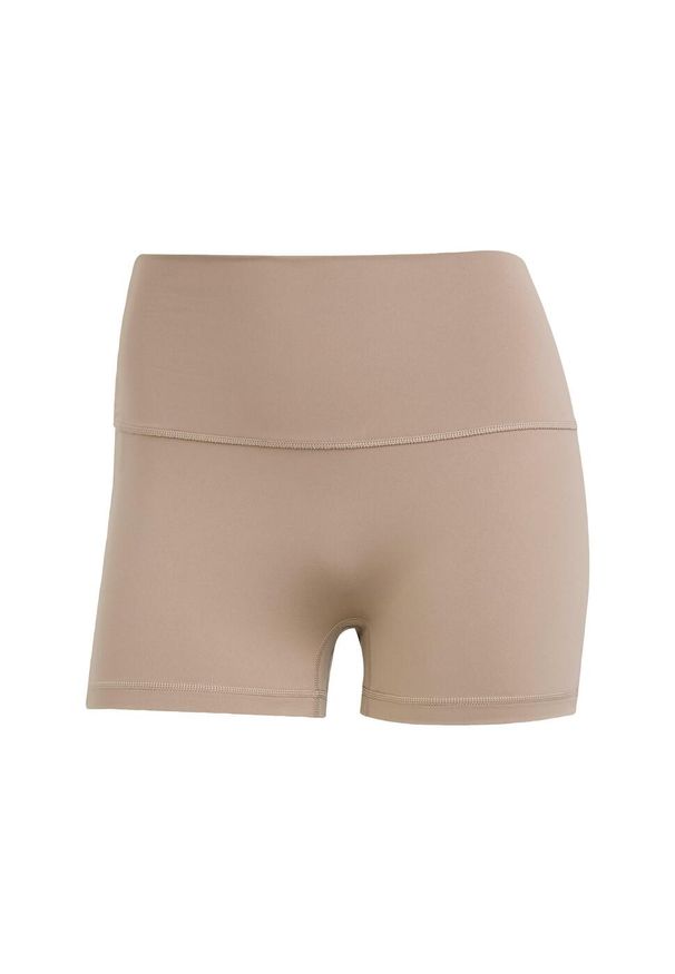 Adidas - Legginsy All-Me Sculpt Booty Short. Kolor: brązowy. Technologia: ClimaCool (Adidas). Długość: krótkie. Sport: fitness