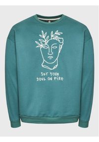 Bluza Kaotiko. Kolor: zielony. Materiał: bawełna, syntetyk #1