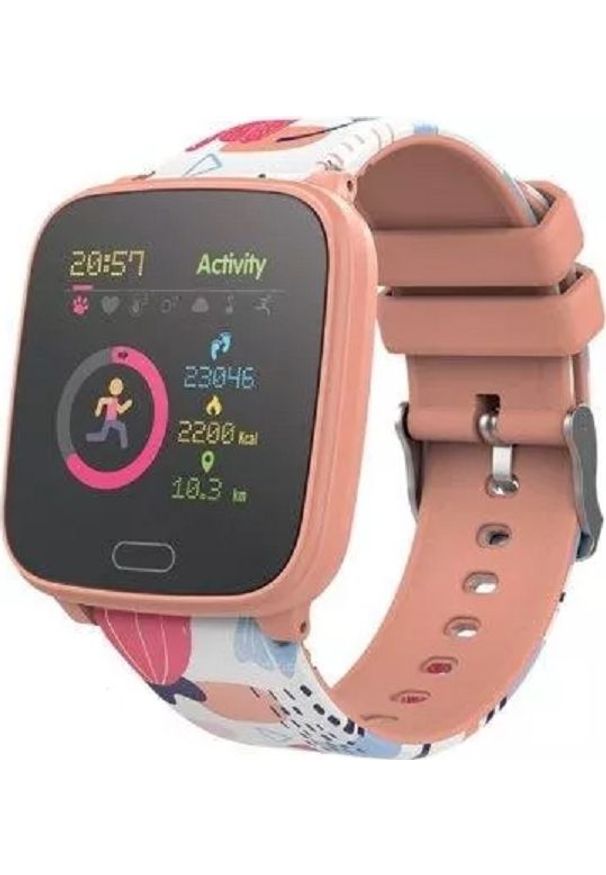 FOREVER - Smartwatch Forever IGO JW-100 Pomarańczowy (8_2247491). Rodzaj zegarka: smartwatch. Kolor: pomarańczowy