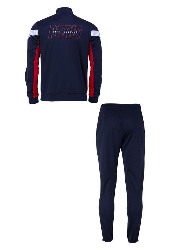 PARIS SAINT GERMAIN - Dres piłkarski dla dorosłych Paris Saint-Germain 24/25. Kolor: wielokolorowy, niebieski, czerwony. Materiał: dresówka. Sport: piłka nożna