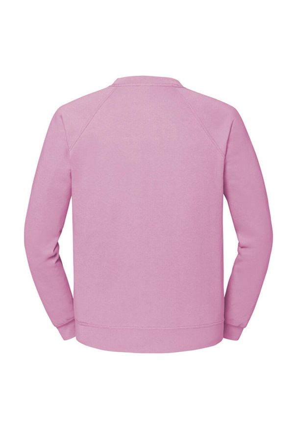 FRUIT OF THE LOOM - Klasyczna Bluza Raglanowa Unisex Dla Dorosłych. Kolor: różowy. Długość rękawa: raglanowy rękaw