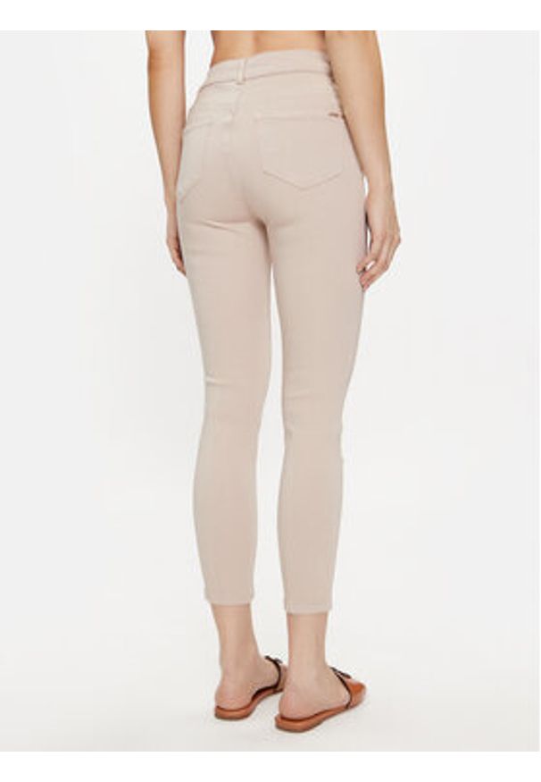 Morgan Jeansy 241-POLIA1 Beżowy Skinny Fit. Kolor: beżowy