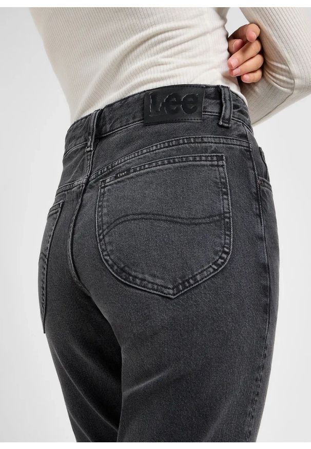 Lee - LEE DAMSKIE SPODNIE JEANSOWE LEE RIDER JEANS REFINED BLACK 112341336