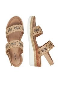 Clara Barson Espadryle WS2189-52 Beżowy. Kolor: beżowy. Materiał: materiał #5