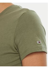 Tommy Jeans T-Shirt Essential DW0DW19447 Zielony Slim Fit. Kolor: zielony. Materiał: bawełna #3