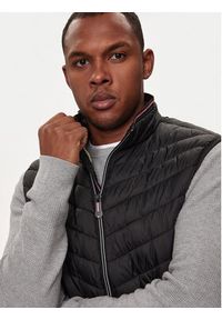 Tom Tailor Kamizelka 1041310 Czarny Regular Fit. Kolor: czarny. Materiał: syntetyk