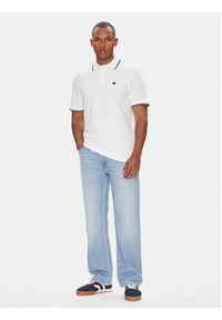 Wrangler Polo 112365466 Biały Regular Fit. Typ kołnierza: polo. Kolor: biały. Materiał: bawełna #5