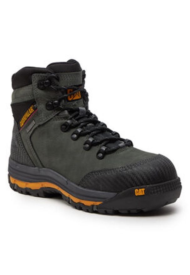 CAT Footwear Trapery Munising 6'' CT S3 P720161 Szary. Kolor: szary. Materiał: skóra, nubuk
