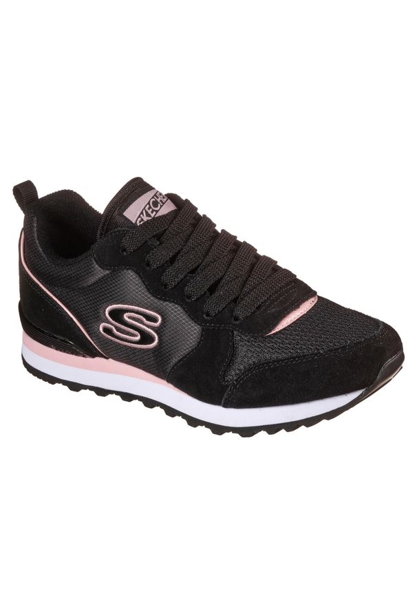 skechers - Buty do chodzenia damskie Skechers OG 85 Step N Fly. Okazja: na co dzień. Zapięcie: sznurówki. Kolor: czarny. Materiał: tkanina, materiał, syntetyk. Szerokość cholewki: normalna. Model: Skechers Sport. Sport: turystyka piesza