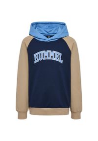 Bluza z kapturem dla dzieci Hummel Essen. Typ kołnierza: kaptur. Kolor: niebieski. Materiał: bawełna #1