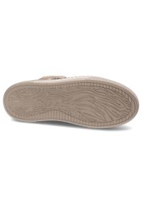 Brązowe Sneakersy CheBello Stylowe Skórzane Buty Damskie. Kolor: brązowy. Materiał: skóra. Szerokość cholewki: normalna. Styl: elegancki #4