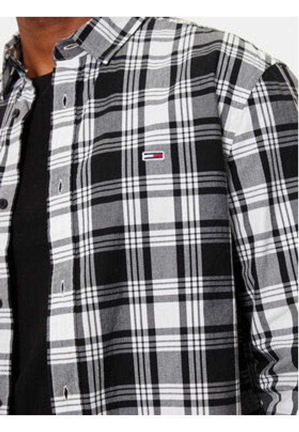 Tommy Jeans Koszula DM0DM19655 Szary Regular Fit. Kolor: szary. Materiał: bawełna